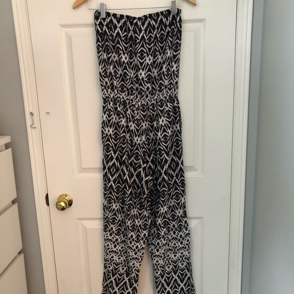 Strapless pattern jumpsuit - Picture 6 of 6